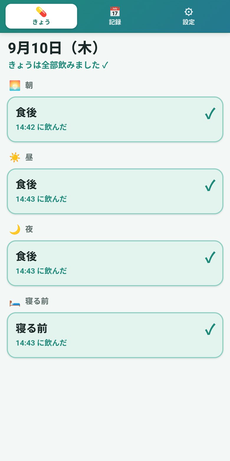 全部飲んだ