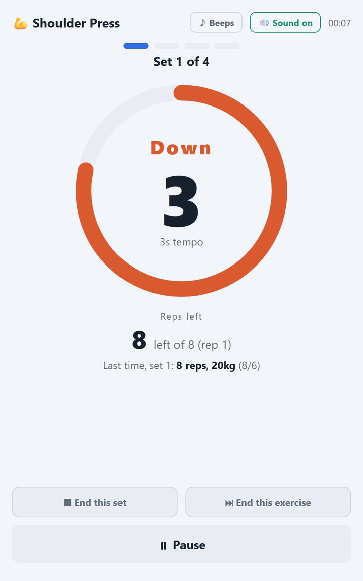 Rep Tempo Timer